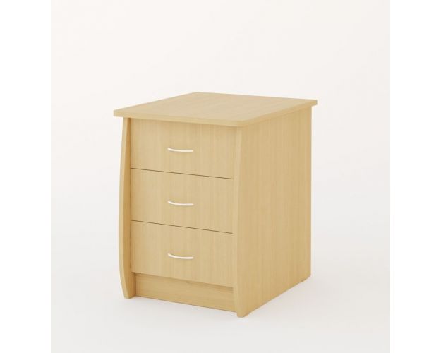 Тумба к Столу компьютерному Угловому (Беленый дуб)