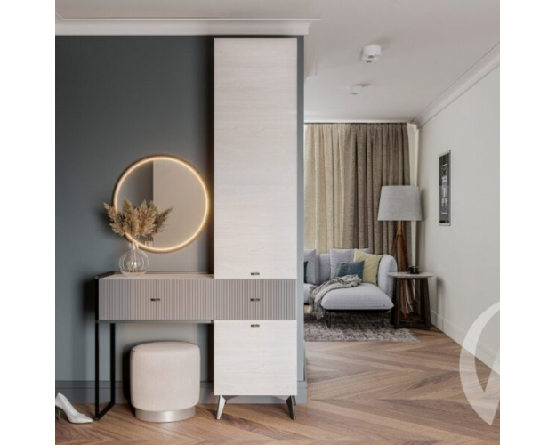 Прихожая Норд ПР-06 ясень белый / маренго