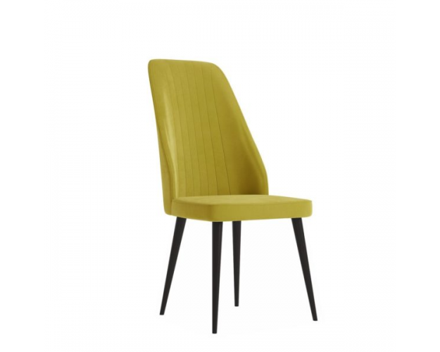 Стул обеденный Дублин См005.0 горчица / черный