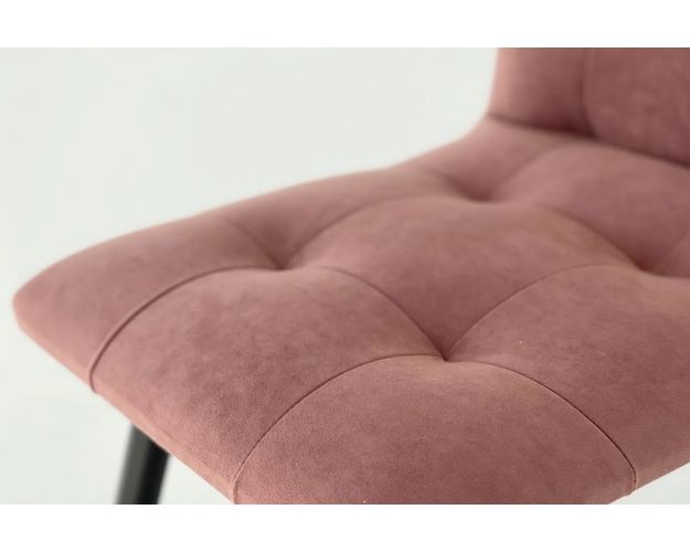 Стул Турин 2 вереск (велюр) / черный