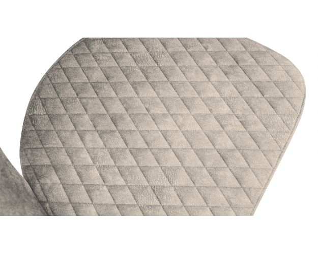 Стул «Гэтсби» К1К Черный/Микровелюр Wellmart Latte