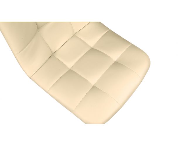 Стул «Райс» К1С Белый/Кож.зам Polo Cream