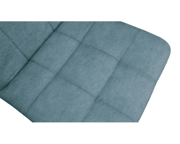 Стул «Аспен» К1С Черный муар/Микровелюр Duna Dustry Blue