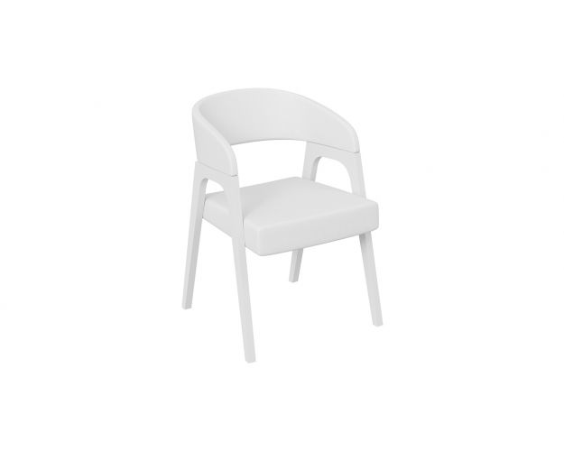 Кресло «Техас 1» (Белый матовый/Экокожа Белый №66)